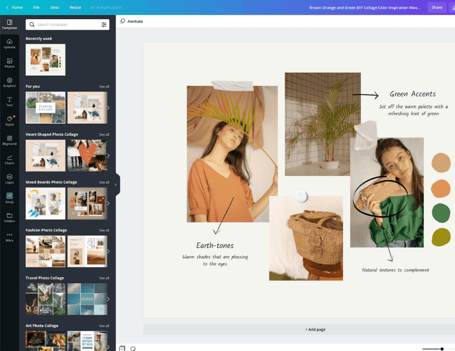 Canva Collage App for iPhone