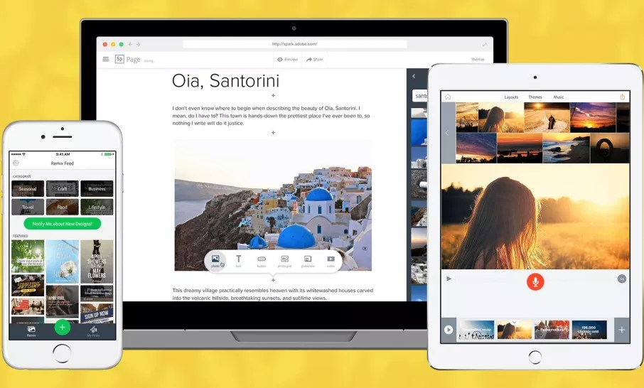 Adobe Spark Collage App for iPhone