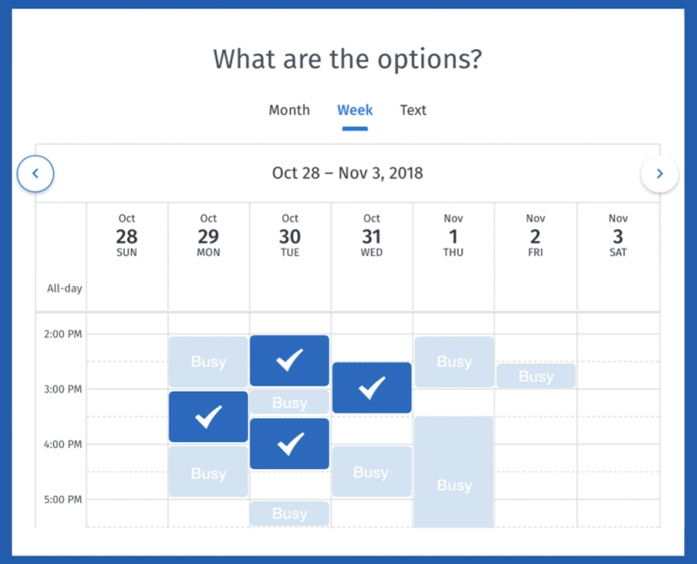 Doodle meeting & appointment booking software