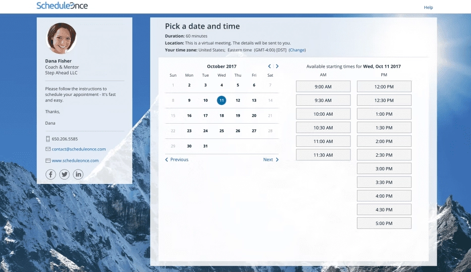 ScheduleOnce app to manage your team meetings & appointments online