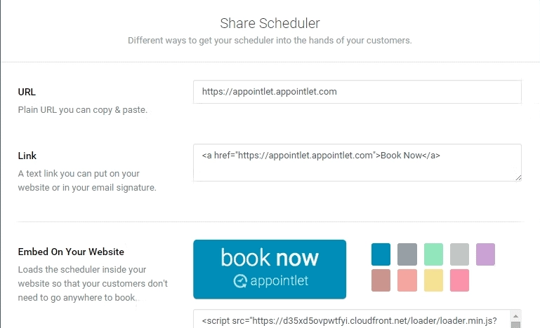Appointlet small business appointment scheduling app