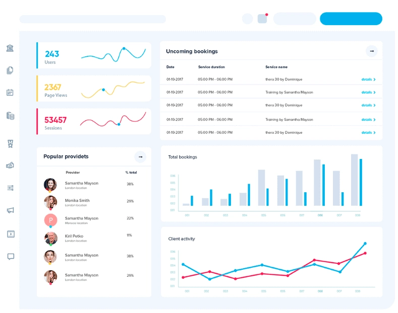SimplyBookMe app for business appointment scheduling