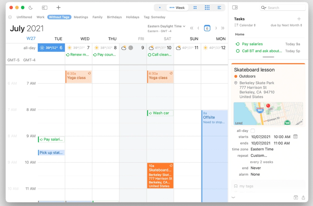 BusyCal Calendar App for Mac