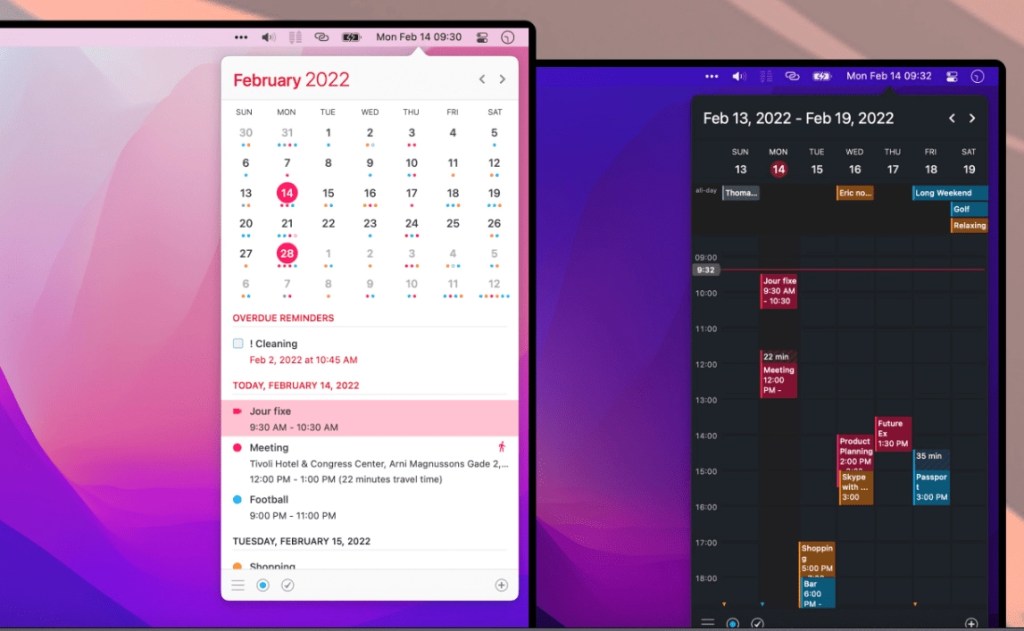 Calendar366II App for Mac