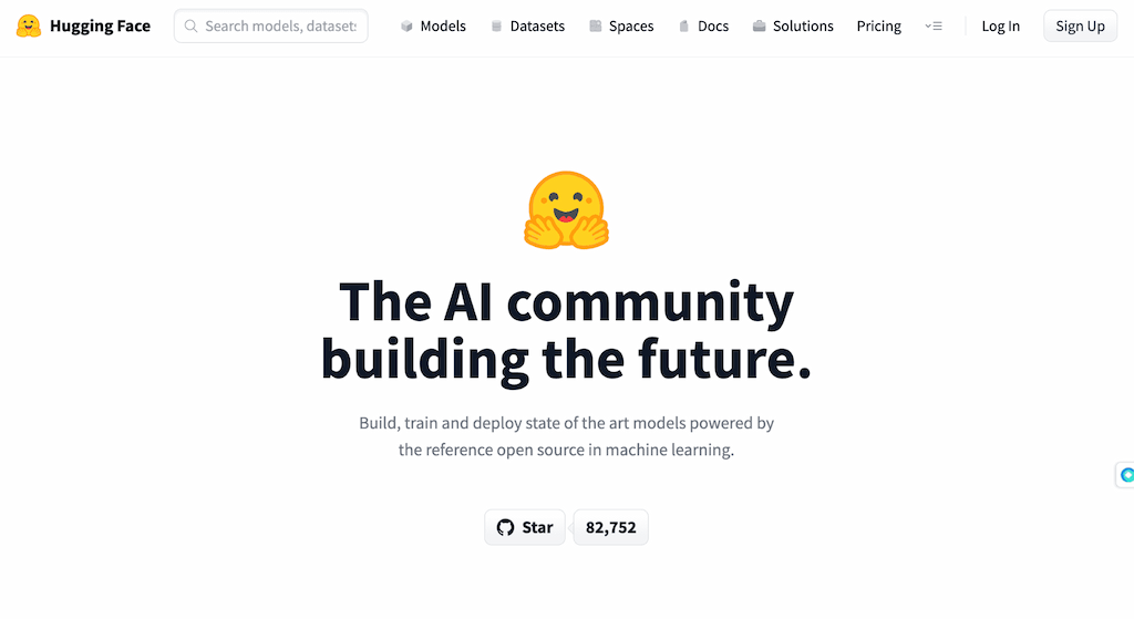Hugging Face AI content creation tool