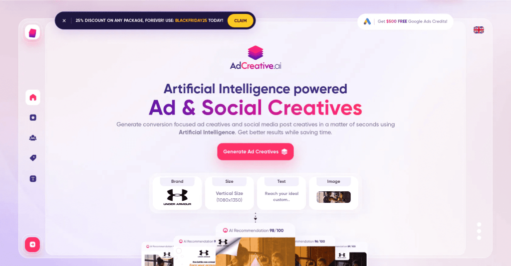 Ad Creative AI for copywriters and marketing writers