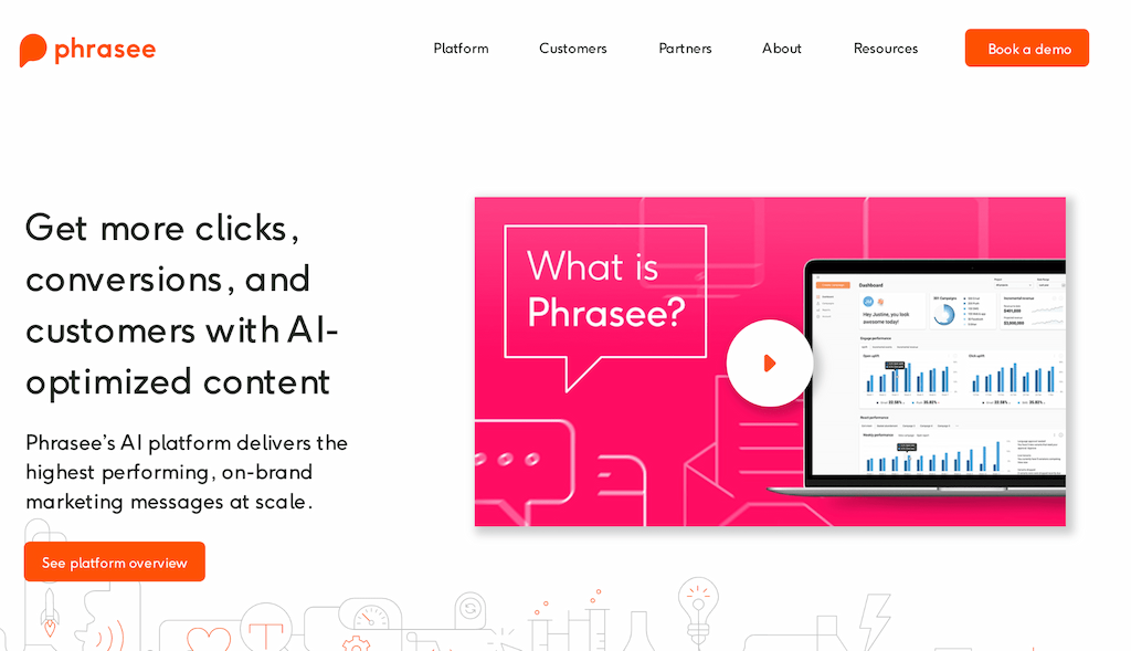 Phrasee is an AI marketing writing platform