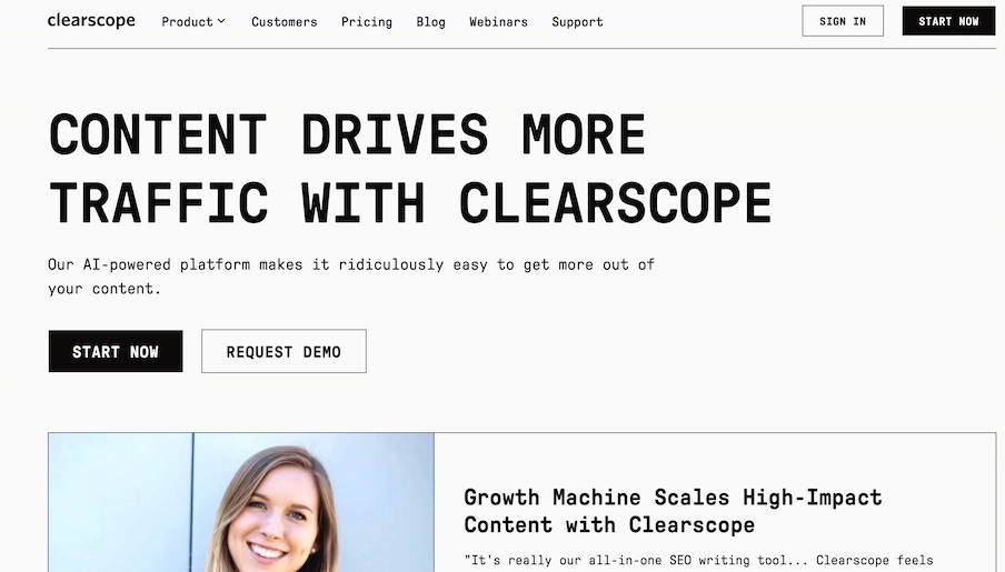 Clearscope - Precision Content Optimizer Software for Writers