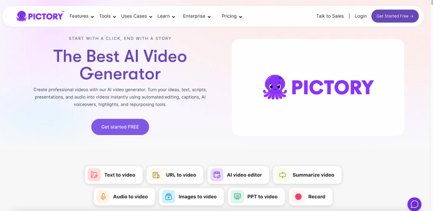 Pictory.ai text-to-video software - Cover