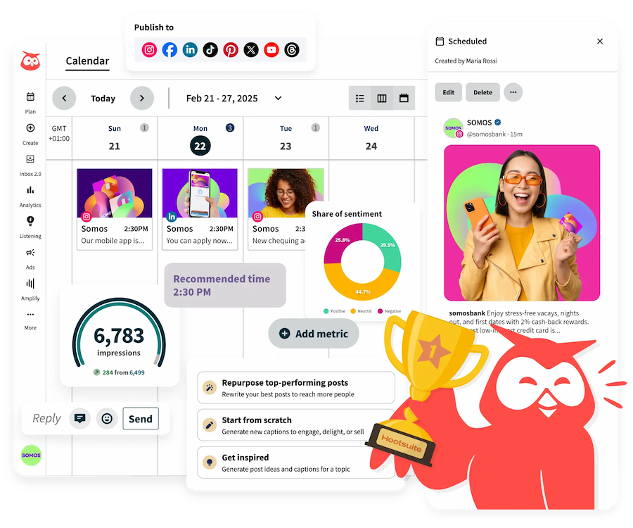 Hootsuite Social Media Management App